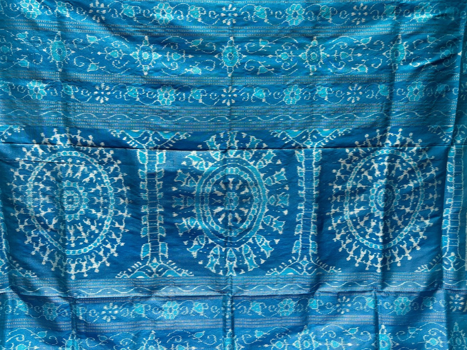 Half tissue sambalpuri saree