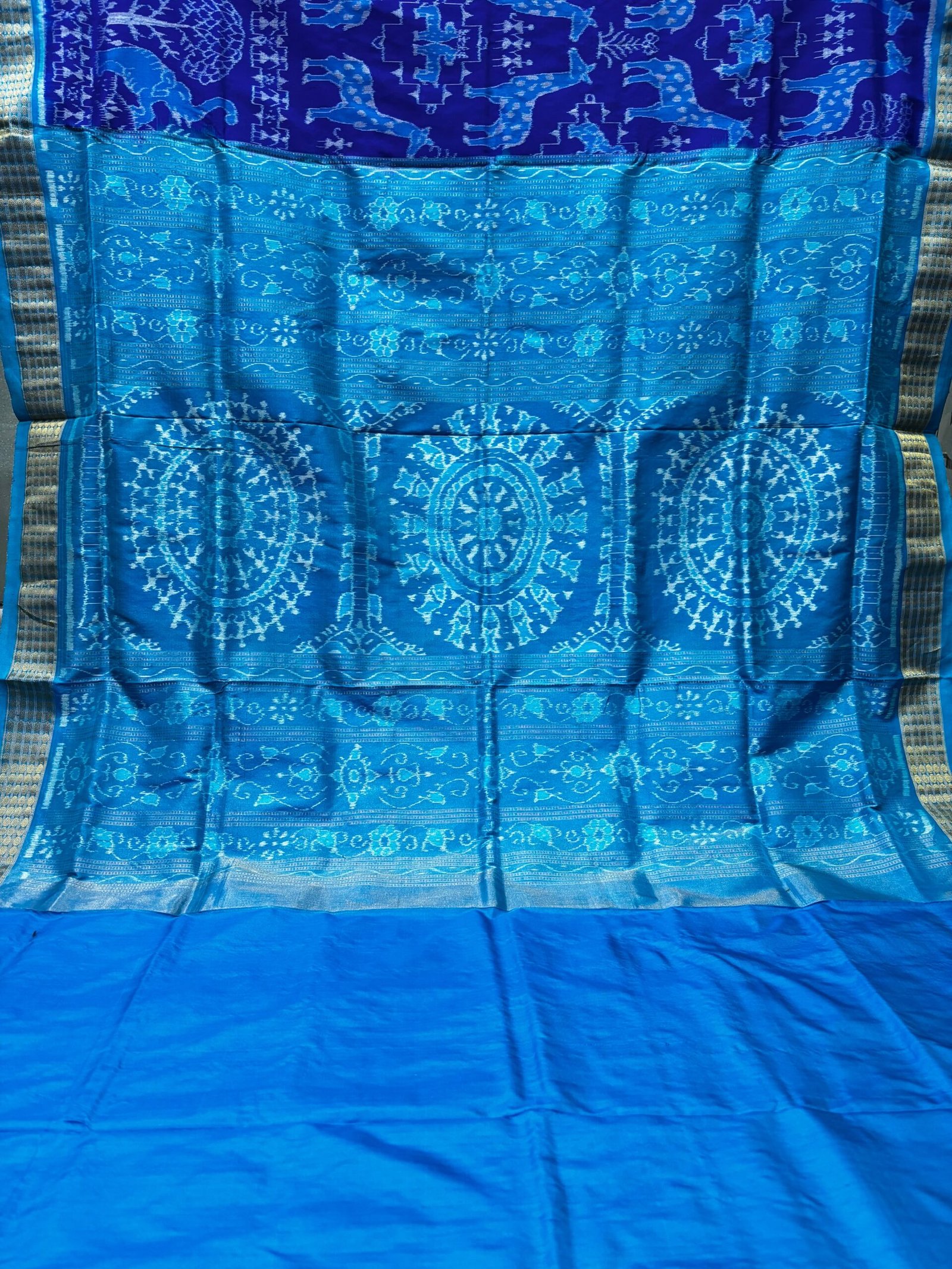 Half tissue sambalpuri saree