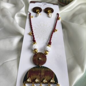 Sambalpuri Earring and Necklace set