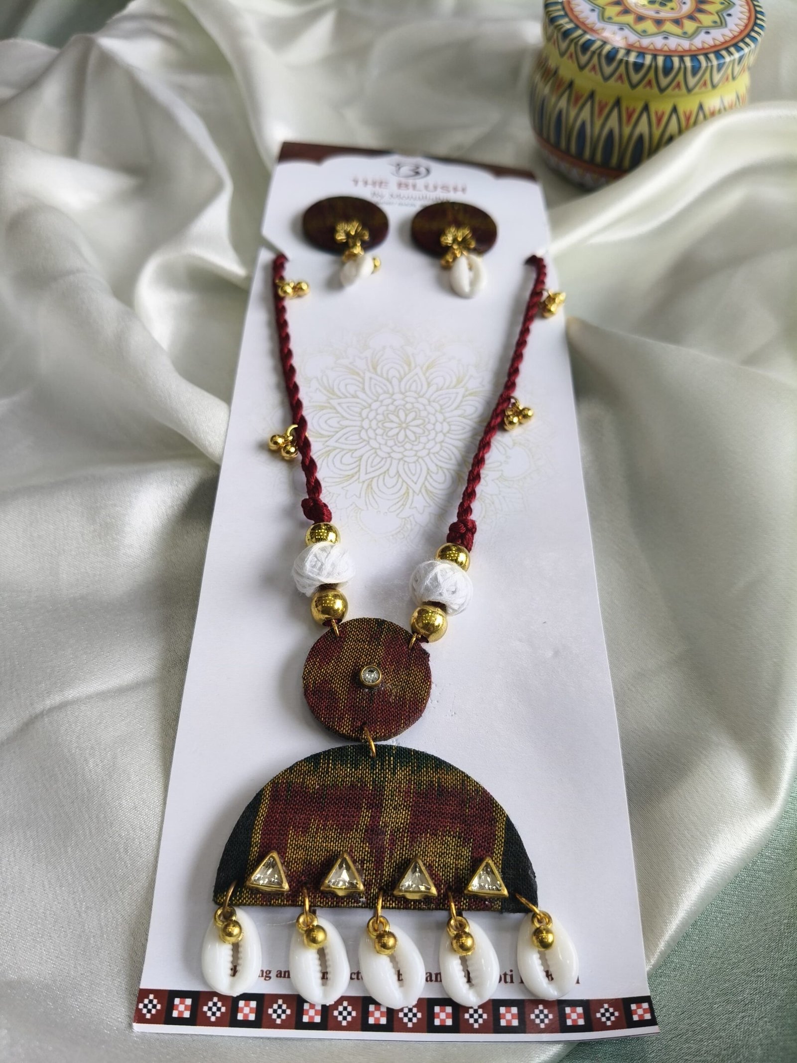 Sambalpuri Earring and Necklace set