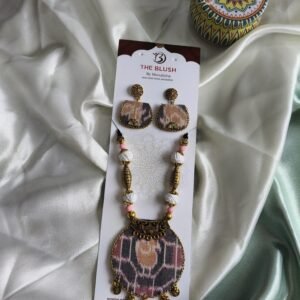 Sambalpuri Earring and Necklace set