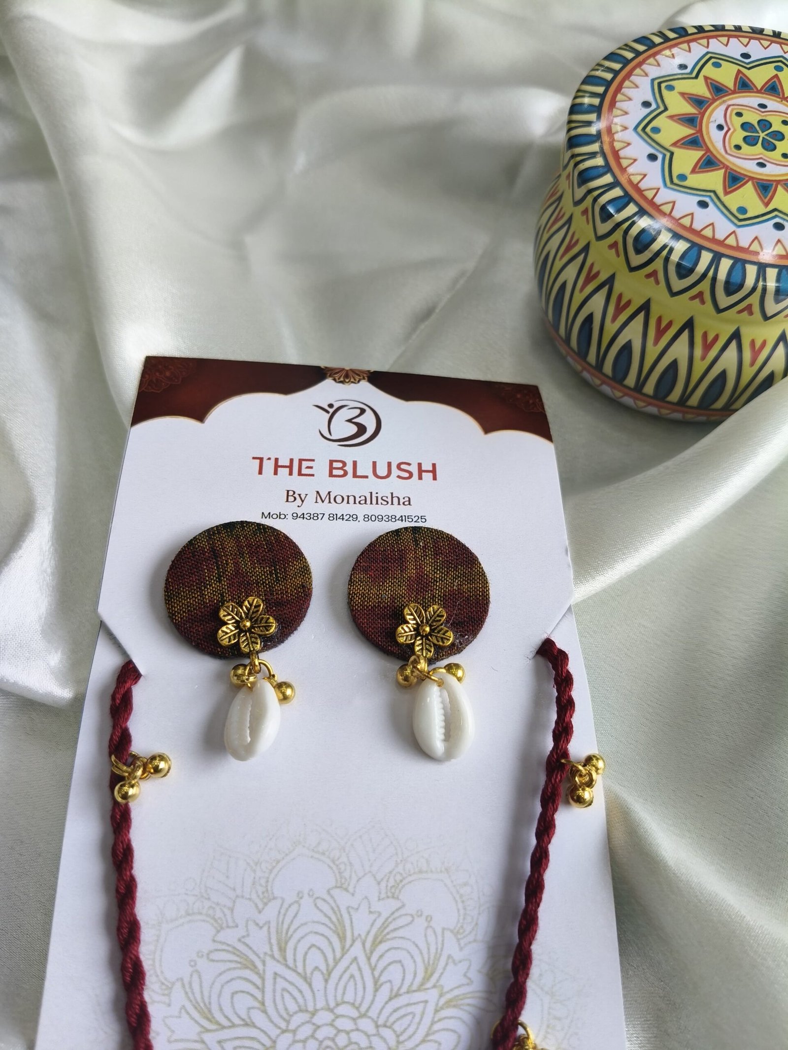 Sambalpuri Earring and Necklace set